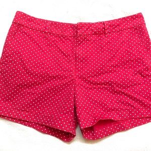 TOMMY HILFIGER Pink Polka Dot Cotton Shorts Sz 12
